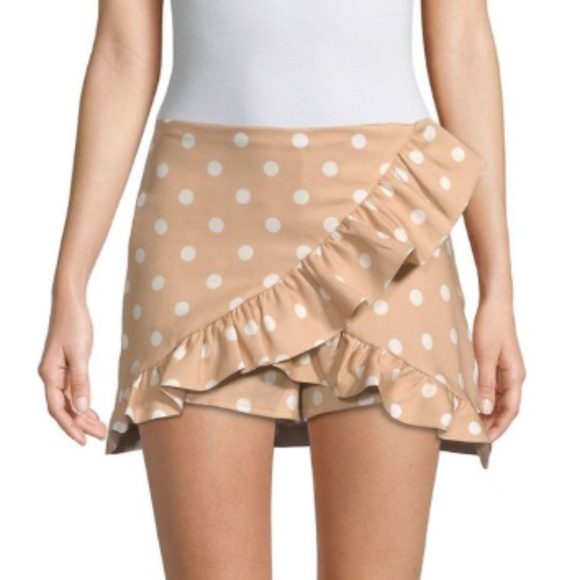 Lea and Viola Beige Polka Dot Short - Picture 1 of 2